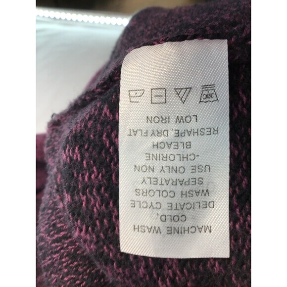 Woman Within 2x Sweater Dress Womens 26/28 Wine Burgundy Ombre Midi - Picture 9 of 14